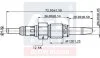 A-N PARTS VW Свеча накала (двойная спираль) 12V AudiSeatSkodaVW 1,9DVOLVO A-N Parts A-N076 199 (фото 2)