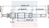 A-N PARTS FIAT свічка розжарювання (подвійна спіраль) 11V Croma 1,9TD -96, Ducato 2,8 98-02 IVECO 2,8 Citroen 2,8D A-N Parts A-N079 354 (фото 2)
