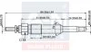 A-N PARTS RENAULT свічка розжарювання (подвійна спіраль) 11V Honda Accord 2.0DI,Laguna,Megane,Rover,Volvo 1.9/2.2dTi A-N Parts A-N084 238 (фото 2)