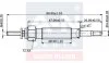 A-N PARTS MITSUBISHI свічка розжарювання (подвійна спіраль) 11V L=86mm Pajero 2.8D/TD 94- A-N Parts A-N086 569 (фото 2)