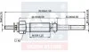A-N PARTS TOYOTA свічка розжарювання (подвійна спіраль) 7V 1,5/2,2/2,4/2,5D 79-89 A-N Parts A-N095 101 (фото 2)