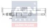 A-N PARTS DB свічка розжарювання (подвійна спіраль) 11V Smart 0.8d 01- A-N Parts A-N122 392 (фото 2)