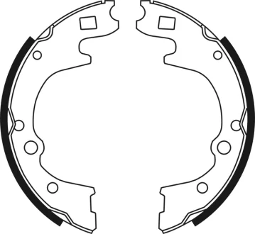 Тормозные колодки, барабанные ABE C00320ABE