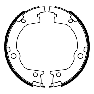 Тормозные колодки, барабанные ABE C00328ABE