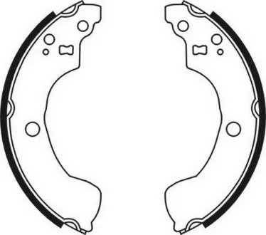 Тормозные колодки, барабанные ABE C01051ABE