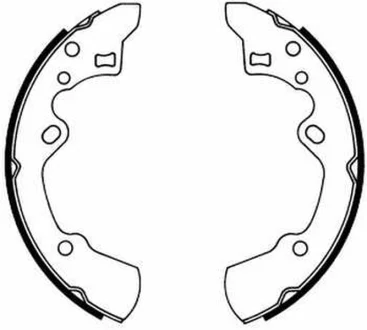 Тормозные колодки, барабанные ABE C03029ABE
