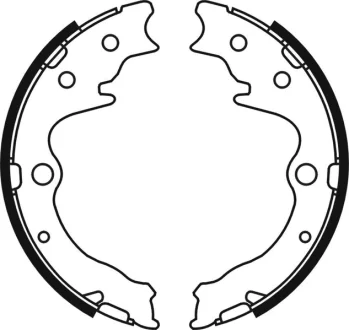 Тормозные колодки, барабанные ABE C03050ABE