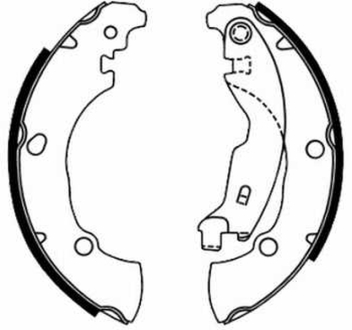 Гальмівні колодки, барабанні ABE C0F013ABE