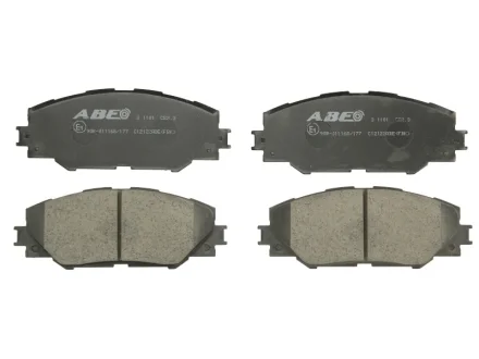 Тормозные колодки, дисковые ABE C12122ABE