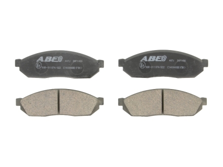 Тормозные колодки, дисковые ABE C14004ABE (фото 1)