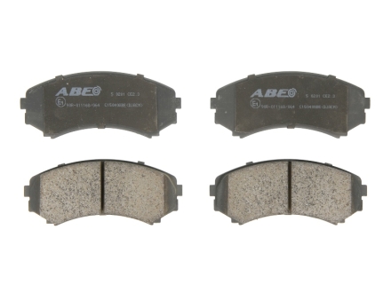 Тормозные колодки, дисковые ABE C15040ABE (фото 1)