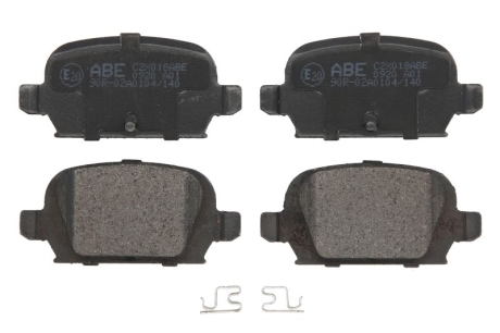 Тормозные колодки, дисковые ABE C2X018ABE (фото 1)