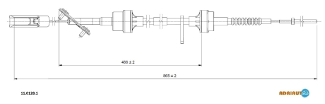 Трос сцепления ADRIAUTO 1101281