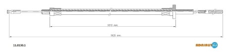 Трос сцепления ADRIAUTO 1101301