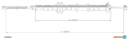 Трос зупиночних гальм ADRIAUTO 1102262