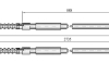 Трос гальмівний FIAT Ducato restyling disc brakeR01-/Boxer all disc brakeR02-/Jumper all di ADRIAUTO 1102761 (фото 1)