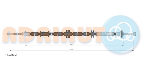 Трос зупиночних гальм ADRIAUTO 1102832