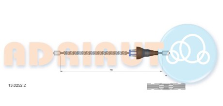 Трос зупиночних гальм ADRIAUTO 1302522