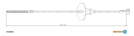 Трос зупиночних гальм ADRIAUTO 1302841