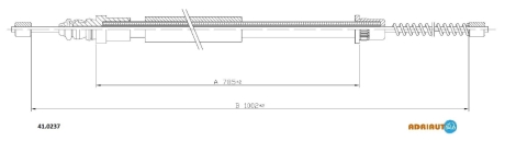 Трос ручного гальма ADRIAUTO 41.0237