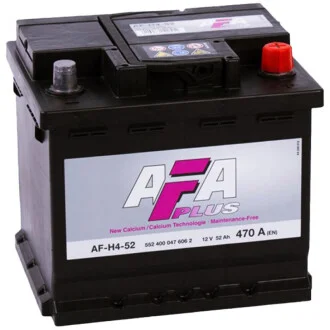 Акумулятор 52Ah-12v AFA 552 400 047
