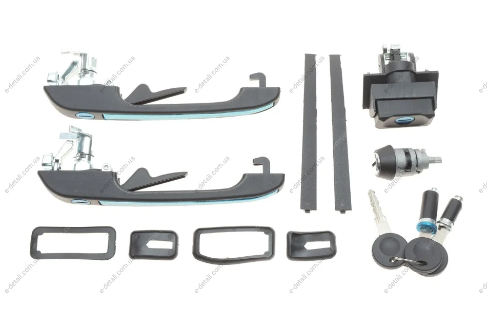 Комплект замків (3шт.) VW Golf II -91 (+ ручки/ключі) AIC 52162 (фото 1)