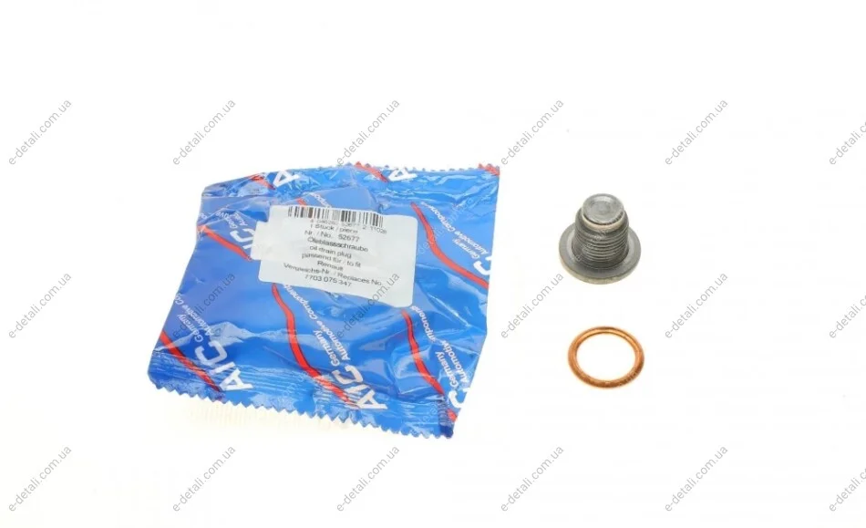 Болт слива масла + шайба Citroen BX/Citroen 205/306/309/405 -96 (M16x1.5) AIC 52677 (фото 1)