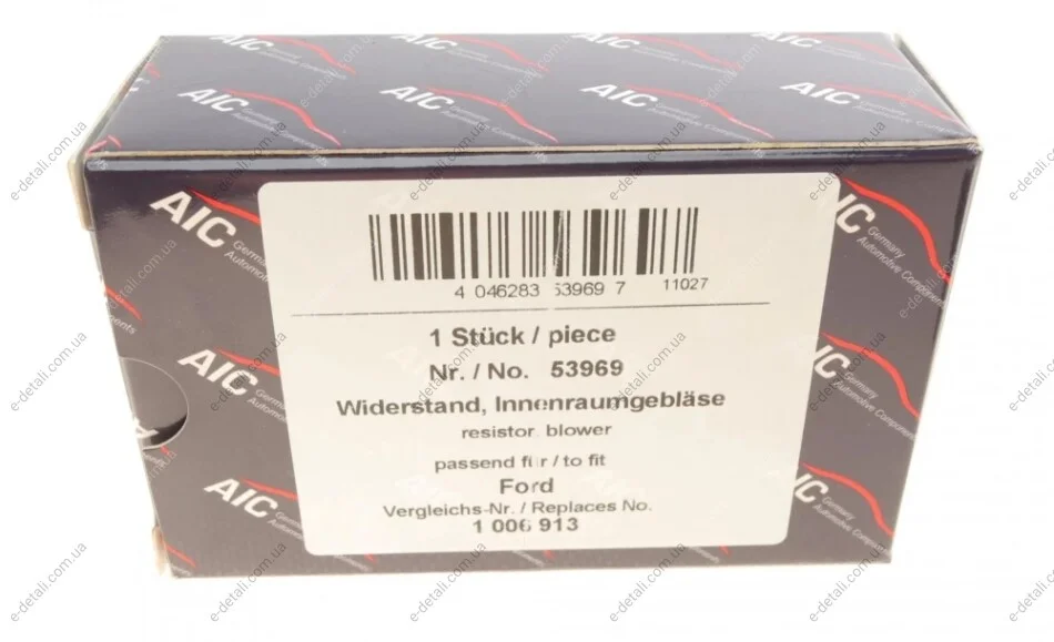 Реостат печки Ford Transit 94-00/Fiesta 95-02 AIC 53969 (фото 1)