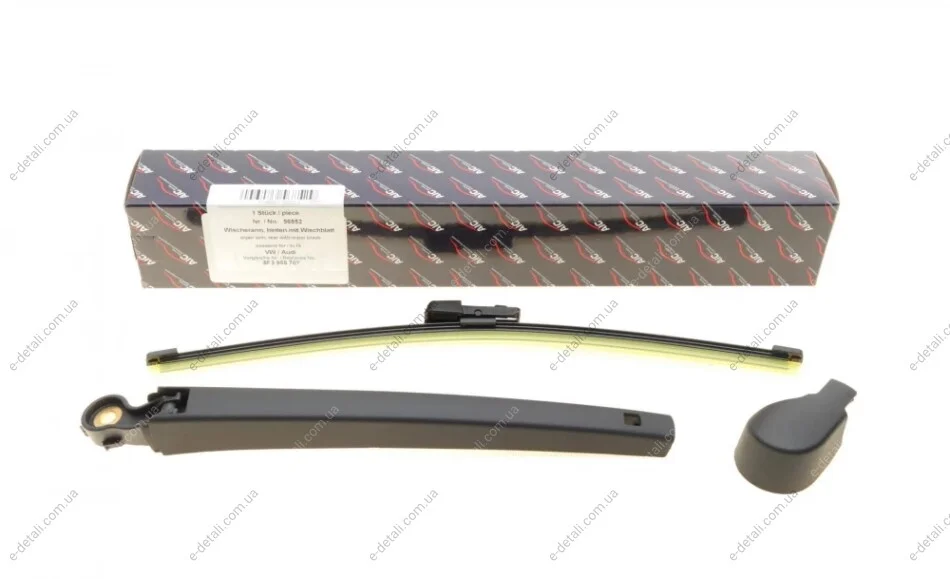 Рычаг стеклоочистителя (задний) VW Tiguan 16-/Seat Leon 13- (+щетка) (L= 402mm) AIC 56852 (фото 1)