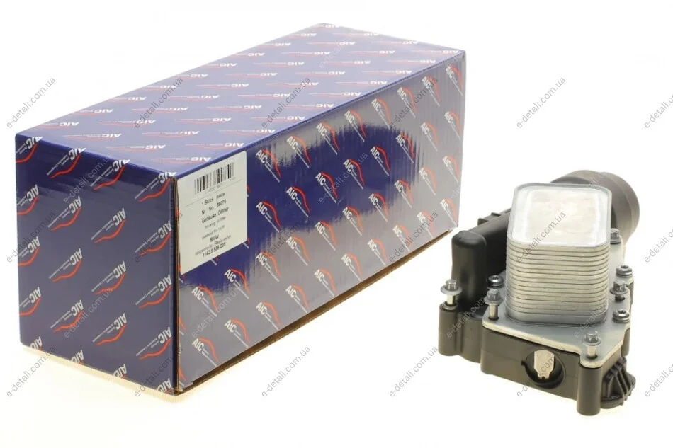 Корпус фильтра масляного BMW 2 (F46/F45)/X1 (F48)/X2 (F39) 15- (B37/B48/B38) (с радиатором) AIC 59075 (фото 1)
