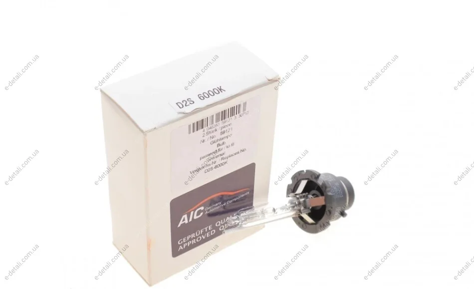 Автолампа D2S 85V 35W P32d-2 Xenon 6000K AIC 59121 (фото 1)