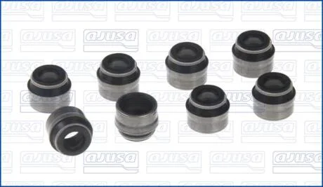 FIAT К-т сальників клапанів (8шт.) ALBEA 1.3 01-12, PANDA (141) 900 92-96, SEAT, LANCIA AJUSA 57000800