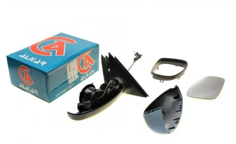 Зеркало заднего вида (под покраску) Skoda Fabia06-14 (R) (механика) ALKAR 6138559