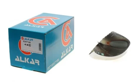 Крышка зеркала (L) VW Sharan 10-/Tiguan 07-/Skoda Yeti 09-/Seat Alhambra 10- (хром) ALKAR 6347146