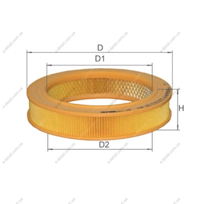 ALPHA VW фільтр повітряний Audi 80,Golf I,Polo,Seat Ibiza,Opel ALPHA FILTER AF0108 (фото 1)