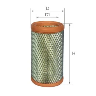 Фильтр воздушный Renault Kangoo/Clio/Twingo 1.2i 97- (бочка) ALPHA FILTER AF0210