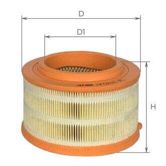Фильтр воздушный Ford Ranger 2.2TDCi/2.5/3.2TDCi 11-/Mazda BT-50 2.2CRD 11- ALPHA FILTER AF0216