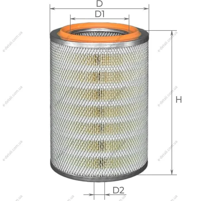 Фільтр повітряний HUMMER H1 5.7-6.6 92-06 (вир-во) ALPHA FILTER AF0708 (фото 1)