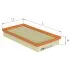 Фильтр воздушный Seat Ibiza/Skoda Fabia 1.2 12V 02-09/Roomster 1.2 12V 06-10/VW Polo 1.2 12V 01-07 ALPHA FILTER AF1613 (фото 1)