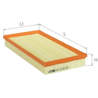 Фильтр воздушный Jeep Cherokee 2.5/4.0 90-01/Volvo S40/V40 1.9/2.0 97-04 ALPHA FILTER AF1638