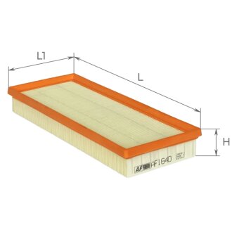 ALPHA FORD фільтр повітряний Escort,VW Golf,Opel ALPHA FILTER AF1640
