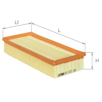 ALPHA FIAT фільтр повітряний Alfa Romeo 147 1.6/2.0 16V 00- ALPHA FILTER AF1721