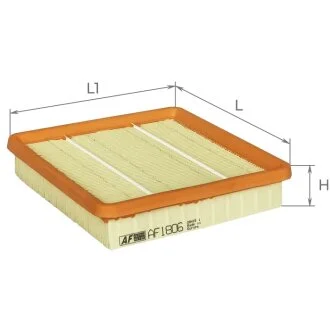 Фільтр повітряний Chery Kimo 07-14/QQ6 06-/Sweet 03-07 ALPHA FILTER AF1806