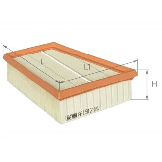 Фильтр воздушный Renault Kangoo 1.5dCi/Blue dCi 19-/Megane/Scenic 1.9-2.0dCi/2.0 16V 02-10 ALPHA FILTER AF1912