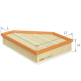 Фільтр повітряний BMW 1 (E81/E82/E87/E88) 2.0d N47/3 (E90-E93) 2.0d/3.0d N47/X1 (E84) 2.0d N47 07-15 ALPHA FILTER AF1948