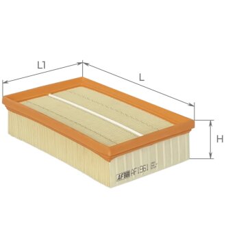 Фильтр воздушный Skoda Fabia/Karoq/Kodiaq/Octavia/VW Caddy/Golf/Passat/Tiguan 1.0MPI/TSI/1.5TSI 17- ALPHA FILTER AF1961