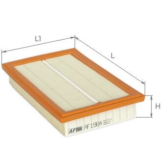 Фільтр повітряний MB C-class (W205)/E-class (W212)/GLC (X253)/SLC (R172) 1.6/2.0 M274 14- ALPHA FILTER AF1964