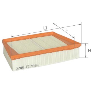 Фільтр повітряний Land Rover Range Rover Evoque 1.5/2.0/2.0D 15-/Discovery Sport 1.5/2.0/2.0D 14- ALPHA FILTER AF1993