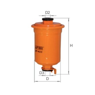 Фільтр паливний ALPHA FILTER AF465