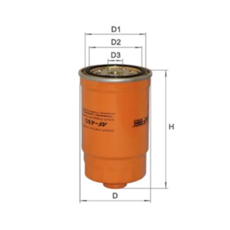 Фільтр паливний ALPHA FILTER AF480